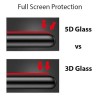 iPhone 5 / 5s / SE Folie Sticla Full Cover Premium - Negru