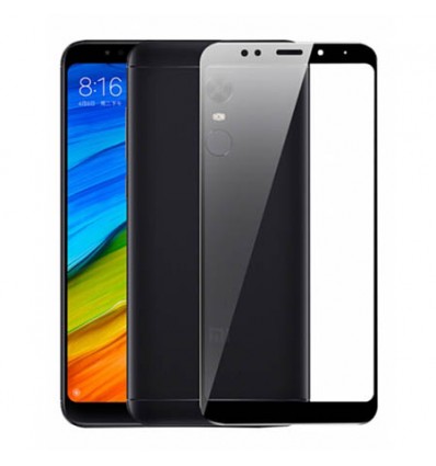 Xiaomi Redmi 5 Plus Tempered Glass 5D Full Cover - Black