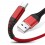 Cablu de date si incarcare rapida Type-C USB-C QC3.0 - Rosu 2m