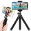 Suport Mini Trepied Flexibil Multifunctional pentru Telefon - Negru