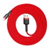 Cablu Date si Incarcare Lightning Baseus pentru iPhone 1m - Rosu