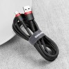 Cablu Date si Incarcare Baseus Typ - C USB-C 3A Fast Charge, 2m - Negru / Rosu