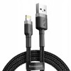 Cablu Date si Incarcare Lightning Baseus pentru iPhone 2m - Negru