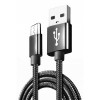 Cablu de date si incarcare rapida Type-C USB-C QC3.0 - Negru